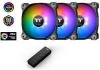 Thermaltake CL-F080-PL14SW-A Számítógépes hűtőrendszer számítógép ház ventilátor 14 cm fekete kép