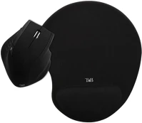 Tnb PACKERGO1V2 Vezeték nélküli ergonomikus egér + egérpad fekete kép