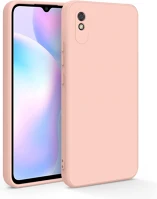 Xiaomi 9A / 9AT Xiaomi redmi 9a / 9at - pastel - púder pink szilikon hátlap tok kép