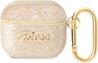Guess BA3666339069032 Guess glitter - airpods 3 tartó - arany csillámos, műanyag airpods 3 tartó kép