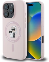 Karl lagerfeld BA3666339318789 Iphone 16 pro - karl lagerfeld és choupette - magsafe kompatibilis pink kép