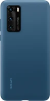 Huawei BA6901443365944 Huawei p40 telefontok - eredeti huawei kék szilikon tok kép