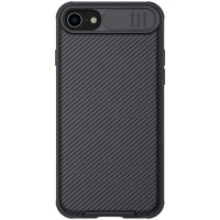 Nillkin BA6902048199309-3 Iphone se3 2022 telefontok - nillkin csúsztatható kameravédős fekete kép