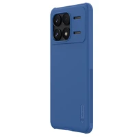 Nillkin BA6902048275362 Telefontok xiaomi poco f6 pro 5g - nillkin super frosted kék hátlap tok kép