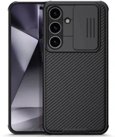 Samsung BA6902048288508 Samsung galaxy s25 telefontok - nillkin csúsztatható kameravédős fekete kép