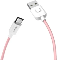 Usams BA6958444936307 Kábel: usams u-turn micro usb pink adatkábel 1m kép