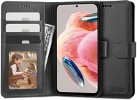 Xiaomi FD5906302300082-2 Xiaomi poco x6 5g telefontok - fekete ráhajtófüles bőr könyvtok kép