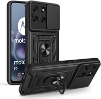 Motorola FD5906302318476 Telefontok motorola moto g86 5g - camshield - fekete szilikon tok kép