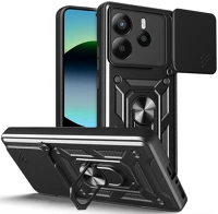 Xiaomi FD5906302361328 Xiaomi redmi note 14 5g telefontok - camshield - fekete szilikon tok kép