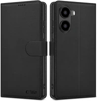 Protect FD5906302361366 Telefontok xiaomi poco x7 pro 5g - tech- protect wallet - fekete bőr kép