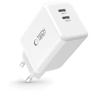 Protect FD5906302372393 Tech- protect nc45w telefon töltő - 2x type-c (usb-c) portos, fehér kép