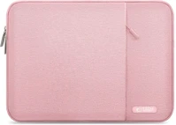 Univerzális FD5906302375479 Laptop táska - univerzális 14-os fakó rózsaszín zsebes laptop/tablet kép