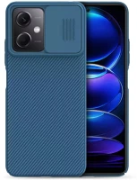 Nillkin FD6902048260412-2 Xiaomi poco x5 5g telefontok - nillkin csúsztatható kameravédős kék kép