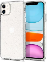 Spigen FD8809671010262 Iphone 11 telefontok - spigen liquid crystal átlátszó szilikon hátlap tok kép