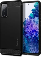 Samsung FD8809710757530 Samsung galaxy s20 fe telefontok - spigen rugged armor matt fekete tok kép