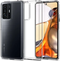 Xiaomi FD8809811855081 Xiaomi 11t 5g / 11t pro telefontok - spigen crystal clear hátlap tok kép