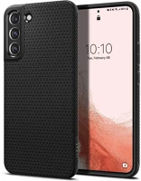 Samsung FD8809811856040 Samsung galaxy s22 telefontok - spigen liquid air matt fekete hátlap tok kép
