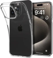 Spigen FD8809896749060 Iphone 15 pro max telefontok - spigen liquid crystal clear - átlátszó kép