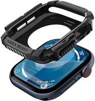 Spigen FD8809971234313 Apple watch 10 (42 mm) okosóra tok - spigen rugged armor matt fekete kép