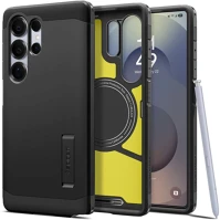 Samsung FD8809971237956 Telefontok samsung galaxy s25 ultra - spigen tough armor magsafe fekete tok kép