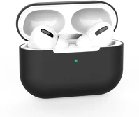 Pro FD9490713927427 Icon airpods pro 1 tartó - fekete szilikon airpods pro 1 tartó kép