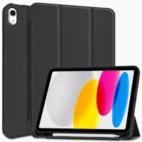 Smart FD9490713927595 Ipad 2022 10.9 (ipad 10) tablettok - fekete smart case, ceruza tartóval kép