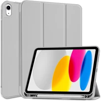 Smart FD9490713927649 Ipad 2022 10.9 (ipad 10) tablettok - szürke smart case, ceruza tartóval kép