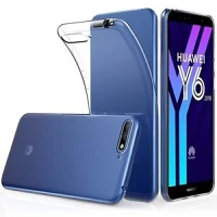 Huawei GL5901737900371 Telefontok huawei y6 2018 - átlátszó szilikon tok kép