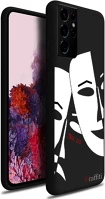 Samsung GR0121593 Samsung galaxy s21 ultra telefontok - graffiti no.211 mintás szilikon tok kép