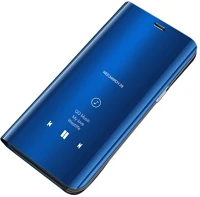 Samsung HU145576270257 Samsung galaxy s23+ (s23 plus) telefontok - kék clear view tok kép