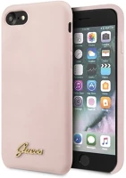 Guess HU3700740475737 Telefontok iphone 7 / 8 - guess silicone vintage gold logo kép