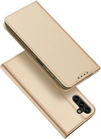 Dux ducis HU6934913032770 Samsung galaxy a14 5g telefontok - dux ducis arany flipcover tok kép