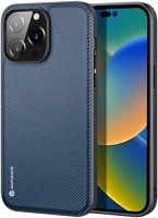 Dux ducis HU6934913036891 Iphone 14 pro max telefontok - dux ducis fino kék műanyag tok, szilikon kép