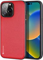 Dux ducis HU6934913036907 Iphone 14 pro max telefontok - dux ducis fino piros műanyag tok, szilikon kép