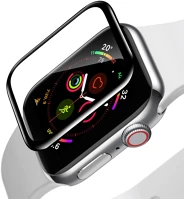 Baseus HU6953156297661 Okosóra fólia apple watch series 4 40mm - baseus fekete keretes kép