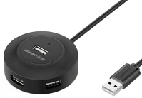 Ugreen HU6957303822775 Ugreen cr106 hub adapter - 4xusb porttal, fekete adapter kép