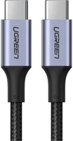 Ugreen HU6957303874286 Ugreen us316 kábel - type-c (usb-c) / type-c (usb-c) fekete szövet kábel 1 kép