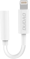 Dudao HU6970379616413 Adapter: dudao fehér lightning / audio jack (3,5mm) adapter kép