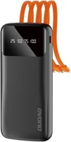 Dudao HU6973687242695 Dudao k6pro powerbank - fekete power bank 10000mah, beépített microusb/type kép