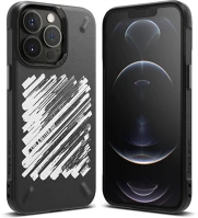 Ringke HU8809758104013 Iphone 12 pro max telefontok - ringke onyx paint - fekete/mintás kép