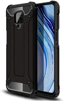 Defender HU9111201899599-2 Xiaomi redmi note 9 pro telefontok - forcell defender fekete ütésálló kép