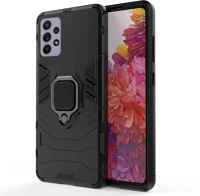 Samsung HU9111201925403 Samsung galaxy a72 / a72 5g telefontok - ring armor ütésálló fekete tok kép