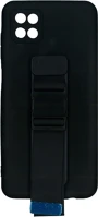 Samsung HU9145576219737 Samsung galaxy a22 5g telefontok - fekete szilikon hátlap tok, karra kép