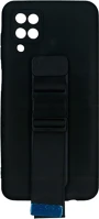 Samsung HU9145576219805 Samsung galaxy a12 telefontok - fekete szilikon hátlap tok, karra, vállra kép