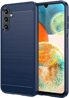 Samsung HU9145576268506 Samsung galaxy a14 5g telefontok - carbon fiber kék szilikon tok kép