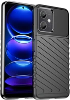 Xiaomi HU9145576274637 Xiaomi redmi note 12 5g telefontok - thunder fekete ütésálló szilikon kép