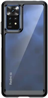 Xiaomi HU9145576274811 Xiaomi redmi note 12 5g telefontok - átlátszó hátlap tok, fekete szilikon kép