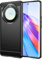 Forcell HU9145576275375-2 Honor x9a telefontok - forcell carbon fekete szilikon tok kép
