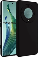 Honor HU9145576276471 Honor magic5 lite 5g telefontok - fekete szilikon tok kép