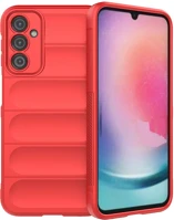 Samsung HU9145576277591 Samsung galaxy a24 4g / lte telefontok - pastel armor - piros szilikon kép